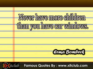 You Are Currently Browsing 15 Most Famous Quotes By Erma Bombeck