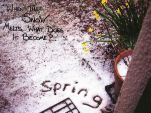 ... am itching for beautiful weather. Who isn't over this winter weather