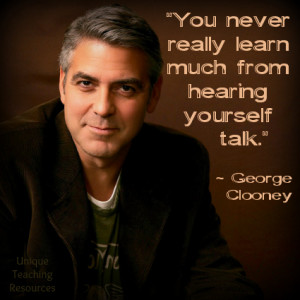 George Clooney Quote Funny