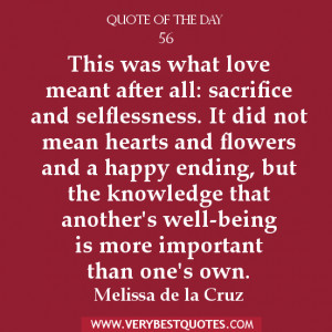 Love Quote of the day, love meant quotes