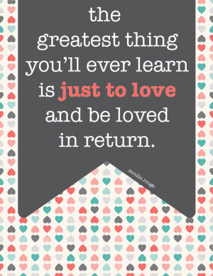 Inspired by love: 3 printable romantic quotes for Valentine’s Day