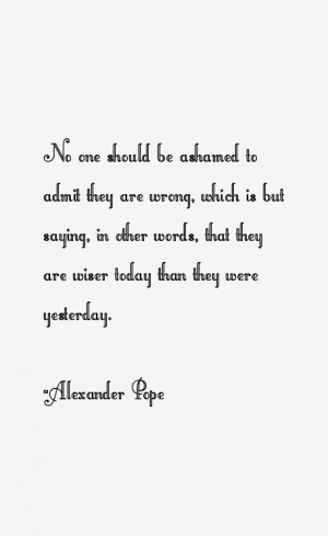 Alexander Pope Quotes amp Sayings