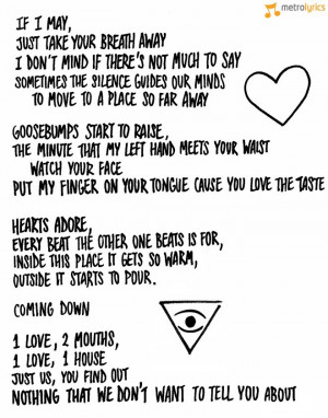 See The Neighbourhood’s Handwritten Lyrics To “Sweater Weather ...