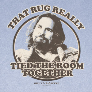 The Big Lebowski That Rug Tied The Room Together Blue Graphic TShirt