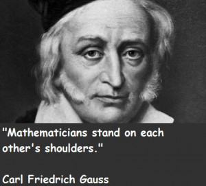 GERMAN MATHEMATICIAN “CARL FRIEDRICH”