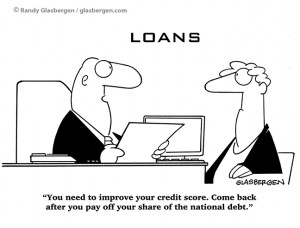 Cartoons About Credit, Credit Cards and Debt