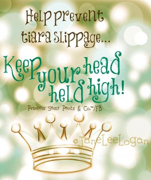 Keep your head held high