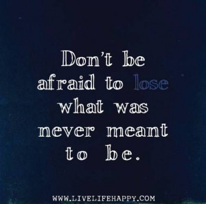 Don't Be Afraid