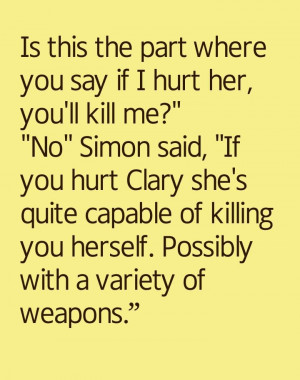 The Mortal Instruments Quotes Simon