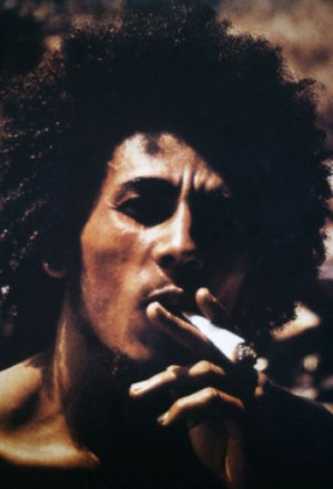 Bob Marley Smoking Weed Shoes