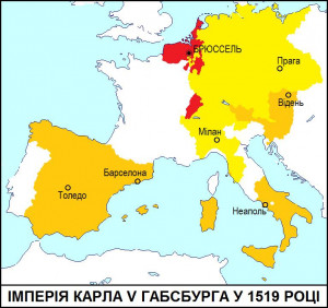 Charles V Holy Roman Empire Map