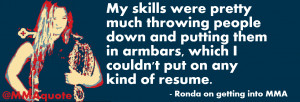 Ronda Rousey quotes
