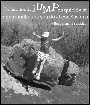 Think Quotes It's Friday: JUMP