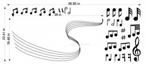 music notes the way you like it with this music lines and music notes ...