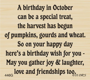 October Birthday Quotes Drs Designs October Birthday