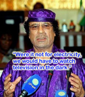 Colonel Mad Dog Gaddafi: A Life In Nutty Quotes