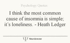 ... doesn't mean you are lonely! Knowing this, be blessed with sleep