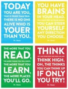 ... Quotes Decor For Kids, Dr Suess Quotes Printables, Education Quotes