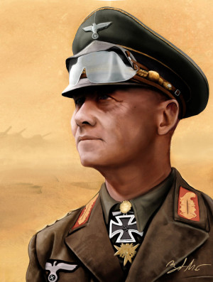 The Desert Fox (Erwin Rommel) by MightyGodOfThunder