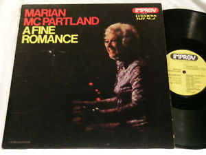 MARIAN McPARTLAND A Fine Romance Frank Tate LP
