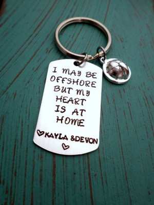Offshore Keychain Offshore Wife Offshore by HandmadeLoveStories ...