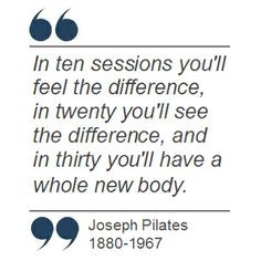 joseph pilates quote 