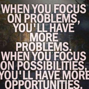 Focus makes the difference