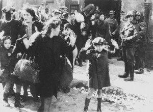 ... during the holocaust shows jewish families arrested by nazis during
