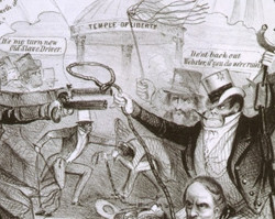 1850 Fugitive Slave Law Political Cartoon