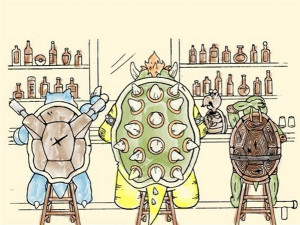 ... koopa, bartender, pokeball, liquor, Shells, mustache, turtle, turtles