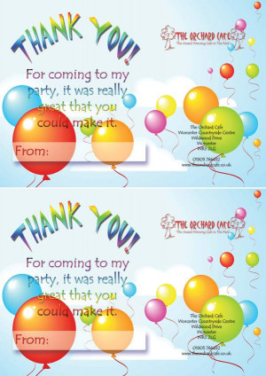 ... (20) Gallery Images For Thank You Quotes For Birthday Party