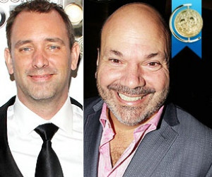 Casey Nicholaw amp Trey Parker Nominee for Best Director of a