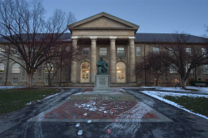 Goldwin Smith Hall of Cornell University from Arts Quad