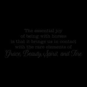 Grace, Beauty, Spirit, and Fire Wall Quotes™ Decal