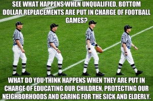 Yes, unqualified people are put in charge of the most important things ...