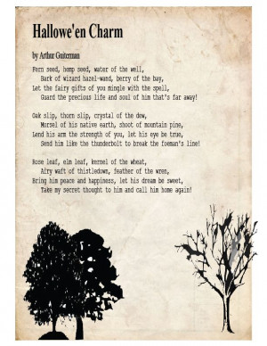 Hallowe'en Charm by Arthur Guiterman