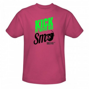 Big Smo Kick It T-Shirt - Pink