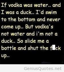 Best quotes about vodka for men