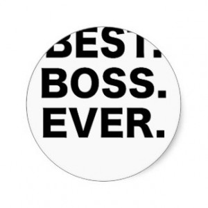 Best Boss Ever Stickers