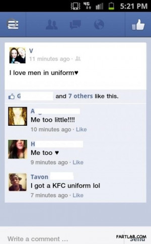 love men in uniform.