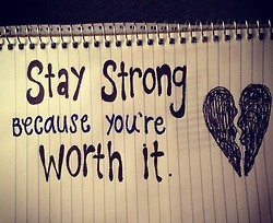 heart, life, quote, stay strong