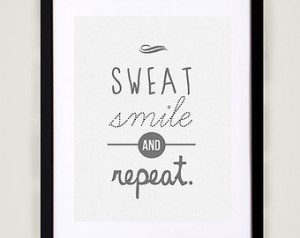 ... wall decor, exercise quote, gym poster, motivational, christmas