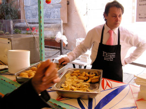 Versions of chickpea flour fritters are also popular in Liguria and in