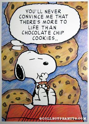 Snoopy eating Cookies