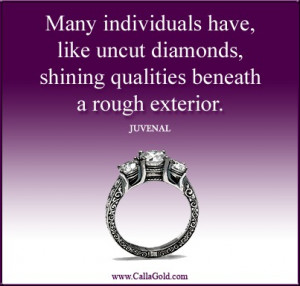black rhodium three diamond ring design by calla gold