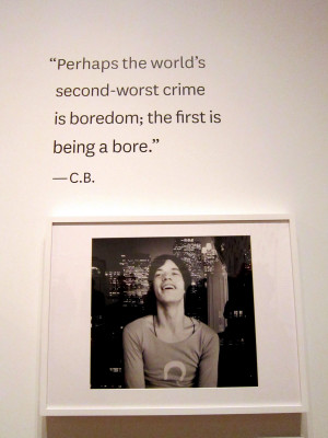 ... most famous quotes appear atop his portrait of a young Mick Jagger