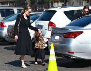 Brad Pitt drives Lexus LS 460 F Sport