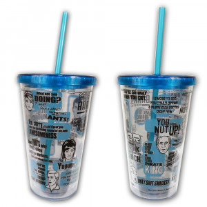 Archer Character Quotes 16 Oz Tumbler & Straw Travel Cup FX TV Show ...