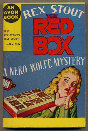 stout rex the red box new york avon bookpany 1946 small octavo