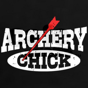 archery_chick_womens_dark_tshirt.jpg?color=Black&height=460&width=460 ...